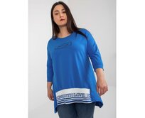 Dámská tunika plus size JOANNA tmavě modrá Námořnická modrá, Univerzální