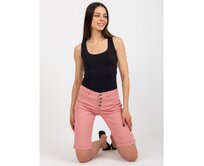 Dámské šortky s knoflíky STITCH & SOUL růžové Růžová, XS