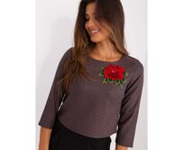 Dámská halenka s nášivkou KRAKA námořnicky modrá Námořnická modrá, 42