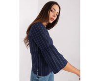 Dámská halenka s vázáním JEA námořnicko-bílá Námořnická modrá, 40