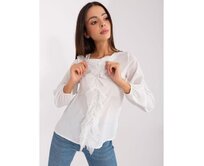 Dámská halenka s aplikací SCIKA ecru Ecru, 36