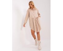 Dámské šaty ZULUNA béžové Béžová, L/XL