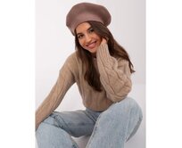 Dámský baret DILDA tmavě béžový Vícebarevný, Univerzální