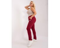 Dámské tepláky BURR bordó Kaštanová, 3XL