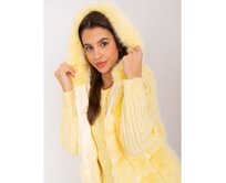 Dámská vesta s kapucí ETURI světle žlutá Žlutá, 2XL/3XL