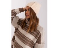 Dámská čepice IRODA světle béžová Béžová, Univerzální
