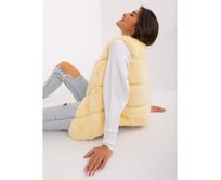 Dámská vesta s kapsami GIULIA světle žlutá Žlutá, L/XL