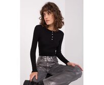 Dámská halenka s dlouhým rukávem USTA černá Černá, L/XL
