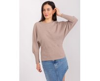 Dámská halenka BASIC FEEL GOOD tmavě béžová Vícebarevný, S/M