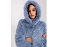 Dámská bunda z ekokůže ADELL modrá Světle modrá, 2XL/3XL