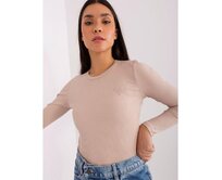 Dámská halenka BASIC FEEL GOOD béžová Béžová, L/XL