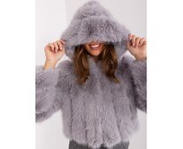 Dámská bunda s kožešinou PIKTA šedá Šedá, L/XL