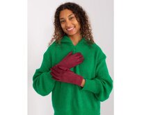 Dámské rukavice LIW bordó Kaštanová, L/XL