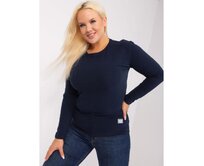 Dámská halenka námořnicky plus size ITAS modrá Námořnická modrá, Univerzální