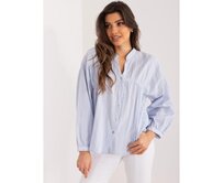 Dámská košile nadměrné velikosti LORA světle modrá Světle modrá, L