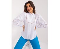 Dámská košile s nadýchanými rukávy VITA bílá Bílá, L