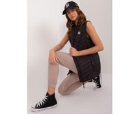 Dámská prošívaná vesta SUBLEVEL černá Černá, S