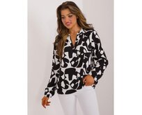 Dámská halenka s potiskem SUBLEVEL černá Vícebarevný, L