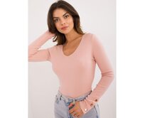 Dámský svetr se zapínáním světle růžový Růžová, L/XL