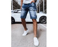Pánské šortky džínové JEROD modré Modrá, s30