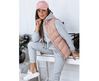 Dámská vesta prošívaná MARIN růžová Růžová, XL