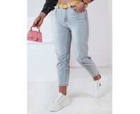 Dámské džínové kalhoty mom fit JEANMOMENT Světle modrá, L