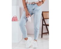Dámské džíny slim fit SLIMLOVE Světle modrá, L