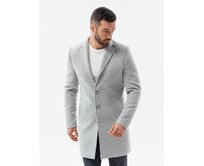 Pánský kabát přechodový ELIAS šedý Šedá, XL