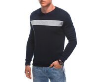 Pánská mikina B1598 tmavě modrá Námořnická modrá, 3XL