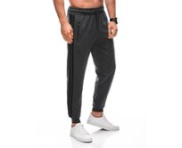 Pánské tepláky P1414 tmavě šedé Tmavě šedá, XXL/3XL