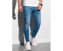Pánské džíny světle modré P937 Modrá, XL