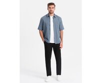 Pánské chino kalhoty SLIM FIT černé Černá, L