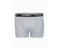 Pánské boxerky U470 šedé Šedá, XXL