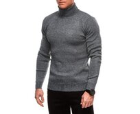 Pánský norský zimní svetr s vánočními vzory - černý V1 Šedá, XL/XXL