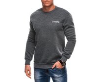 Pánská mikina s kapucí B1701 - černá Šedá, XL
