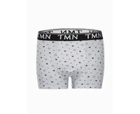 Pánské boxerky U518 - světle šedé Šedá, 3XL