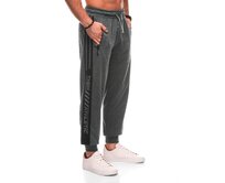 Pánské tepláky P1506 - šedé Šedá, XL