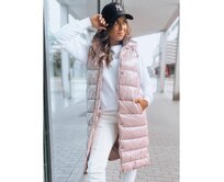 Dámská prošívaná vesta GANTINI růžová Růžová, L