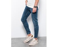 Pánské džíny SKINNY FIT tmavě modré Modrá, XXL