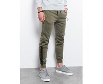Pánské tepláky TERENCE khaki barva Khaki, XL