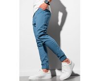 Pánské kalhoty joggers NIKO modré Modrá, M