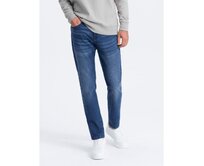 Pánské džínové kalhoty SLIM FIT modré Modrá, XL