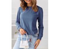 Dámská mikina s kapucí FASHION II světle modrá Světle modrá, XL