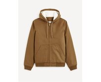 Bunda na zip Cuhoodie Hnědá, S
