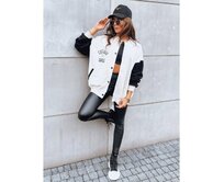 Dámská bunda bomber OLDSCHOOL CHICAGO světle béžová Béžová, Univerzální