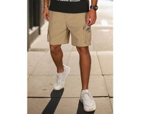 Pánské látkové kraťasy bojové khaki Khaki, M