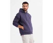 Unisex mikina s kapsami a kapucí - fialová V13 OU-SNBC-0105 Fialová, M/L