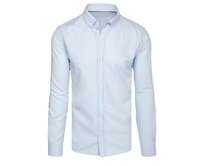 Elegantní pánská košile modrá Světle modrá, 3XL