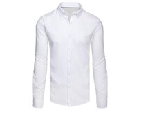 Elegantní pánská košile bílá Bílá, XL