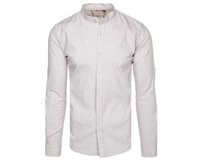 Pánská košile ležérní světle růžová Růžová, XXL